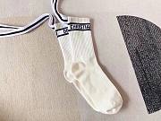 Bagsaaa Dior Black & White Socks - 2