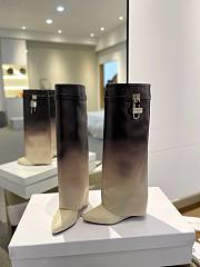 	 Bagsaaa Givenchy Shark Lock Ankle Long Boots in leather ombre leather - 4