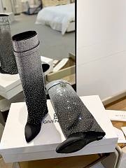 	 Bagsaaa Givenchy Shark Lock Ankle Long Boots in crystal black - 6