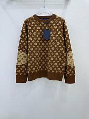 Bagsaaa Louis Vuitton Sweatshirt Brown Monogram - 1