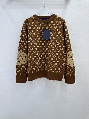 Bagsaaa Louis Vuitton Sweatshirt Brown Monogram