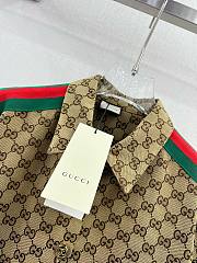 Bagsaaa Gucci Oversized Shirt GG Ebony  - 2