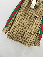 Bagsaaa Gucci Oversized Shirt GG Ebony  - 6