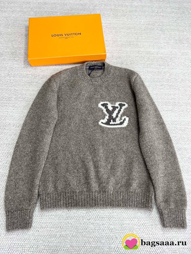 Bagsaaa Louis Vuitton Sweatshirt Grey - 1
