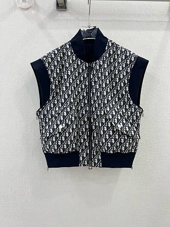 Bagsaaa Dior Vest Technical Taffeta with Dior Oblique Motif