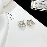 Bagsaaa Van Cleef & Arpels Clover Silver Earrings - 4