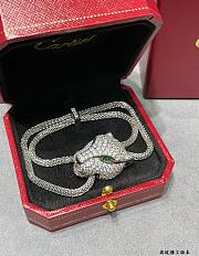 Bagsaaa Cartier Panthere Diamond & 18K Bracelet - 1