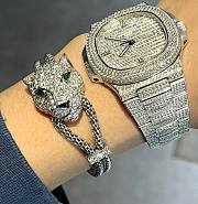 Bagsaaa Cartier Panthere Diamond & 18K Bracelet - 4