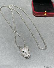 Bagsaaa Cartier Panthere Diamond & 18K Necklace - 2