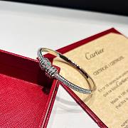Bagsaaa Cartier Diamond Silver Bracele - 1