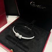 Bagsaaa Cartier Diamond Silver Bracele - 5