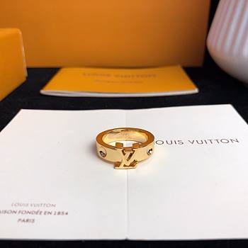 Bagsaaa Louis Vuitton Gold Ring