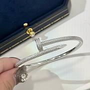 Bagsaaa Cartier Juste un clou bracelet in white gold and diamonds - 5