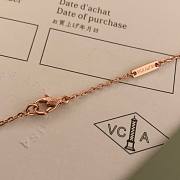 Bagsaaa Van Cleef & Arpels Clavicle Pendant Necklace Four Leaf Clover - 5
