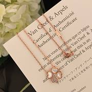 Bagsaaa Van Cleef & Arpels Clavicle Pendant Necklace Four Leaf Clover - 2