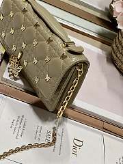 	 Bagsaaa Dior Miss Dior Taupe Bag - 21 x 11.5 x 4.5cm - 4