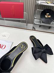 Bagsaaa Valentino Bow Black Mules - 6