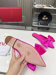 	 Bagsaaa Valentino Bow Pink Mules - 6