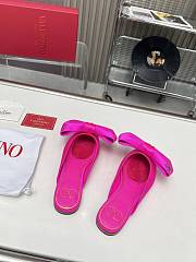 	 Bagsaaa Valentino Bow Pink Mules - 4