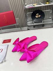 	 Bagsaaa Valentino Bow Pink Mules - 2