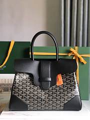 Bagsaaa Goyard Black Saigon Bag - 34x18x24cm - 1