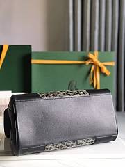 Bagsaaa Goyard Black Saigon Bag - 34x18x24cm - 5