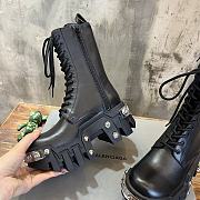 Bagsaaa Balenciaga Black Leather Bulldozer Boot - 2