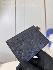 Bagsaaa Louis Vuitton Charms Monogram Empreinte Black Card Holder - 3