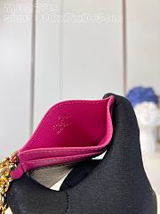 	 Bagsaaa Louis Vuitton Charms Monogram Canvas Pink Card Holder - 3