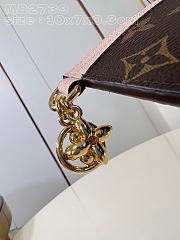 	 Bagsaaa Louis Vuitton Charms Monogram Canvas Light Pink Card Holder - 2