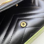 Bagsaaa Gucci Marmont Long Wallet in black - 19*10.5*3CM - 4
