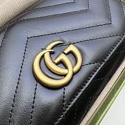 Bagsaaa Gucci Marmont Long Wallet in black - 19*10.5*3CM - 3