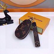 	 Bagsaaa Louis Vuitton Key Holder Monogram Dark Brown - 6
