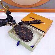 	 Bagsaaa Louis Vuitton Key Holder Monogram Dark Brown - 5