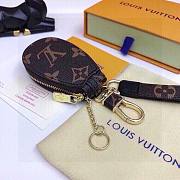 	 Bagsaaa Louis Vuitton Key Holder Monogram Dark Brown - 3
