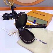 	 Bagsaaa Louis Vuitton Key Holder Monogram Dark Brown - 2