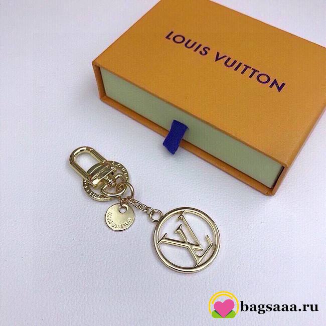 Bagsaaa Louis Vuitton Circle LV Key Chain and Bag Charm - 1
