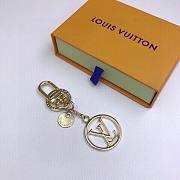 Bagsaaa Louis Vuitton Circle LV Key Chain and Bag Charm - 1
