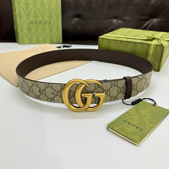 Bagsaaa Gucci GG Ebony Belt 3.8cm
