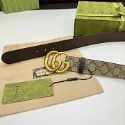 Bagsaaa Gucci GG Ebony Belt 3.8cm - 4