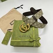 Bagsaaa Gucci GG Ebony Belt 3.8cm - 3
