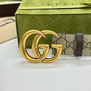 Bagsaaa Gucci GG Ebony Belt 3.8cm - 2