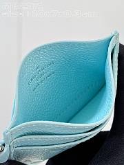 Bagsaaa Louis Vuitton Charms Monogram Empreinte Blue Card Holder - 5