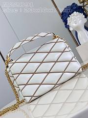 Bagsaaa Louis Vuitton Twist Malletage Pico GO-14 MM bag white/brown - 6