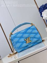 	 Bagsaaa Louis Vuitton Twist Malletage Pico GO-14 MM bag light blue - 1