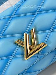 	 Bagsaaa Louis Vuitton Twist Malletage Pico GO-14 MM bag light blue - 3