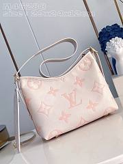 Bagsaaa Louis Vuitton Carryall PM bag Bicolor Ivory & Pink - 3