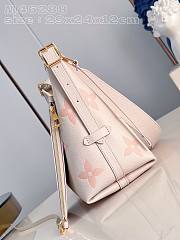 Bagsaaa Louis Vuitton Carryall PM bag Bicolor Ivory & Pink - 2