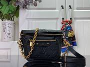 	 Bagsaaa Louis Vuitton Mini Bumbag Black - 17x12x9.5cm - 1