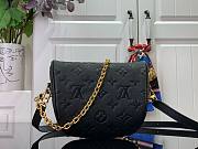 	 Bagsaaa Louis Vuitton Mini Bumbag Black - 17x12x9.5cm - 4